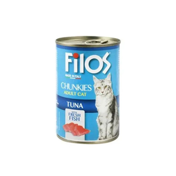 Filos Tuna Wet Cat Food 405g can